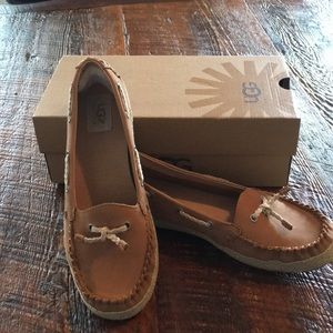 Ugg Chestnut Chivon boat shoe